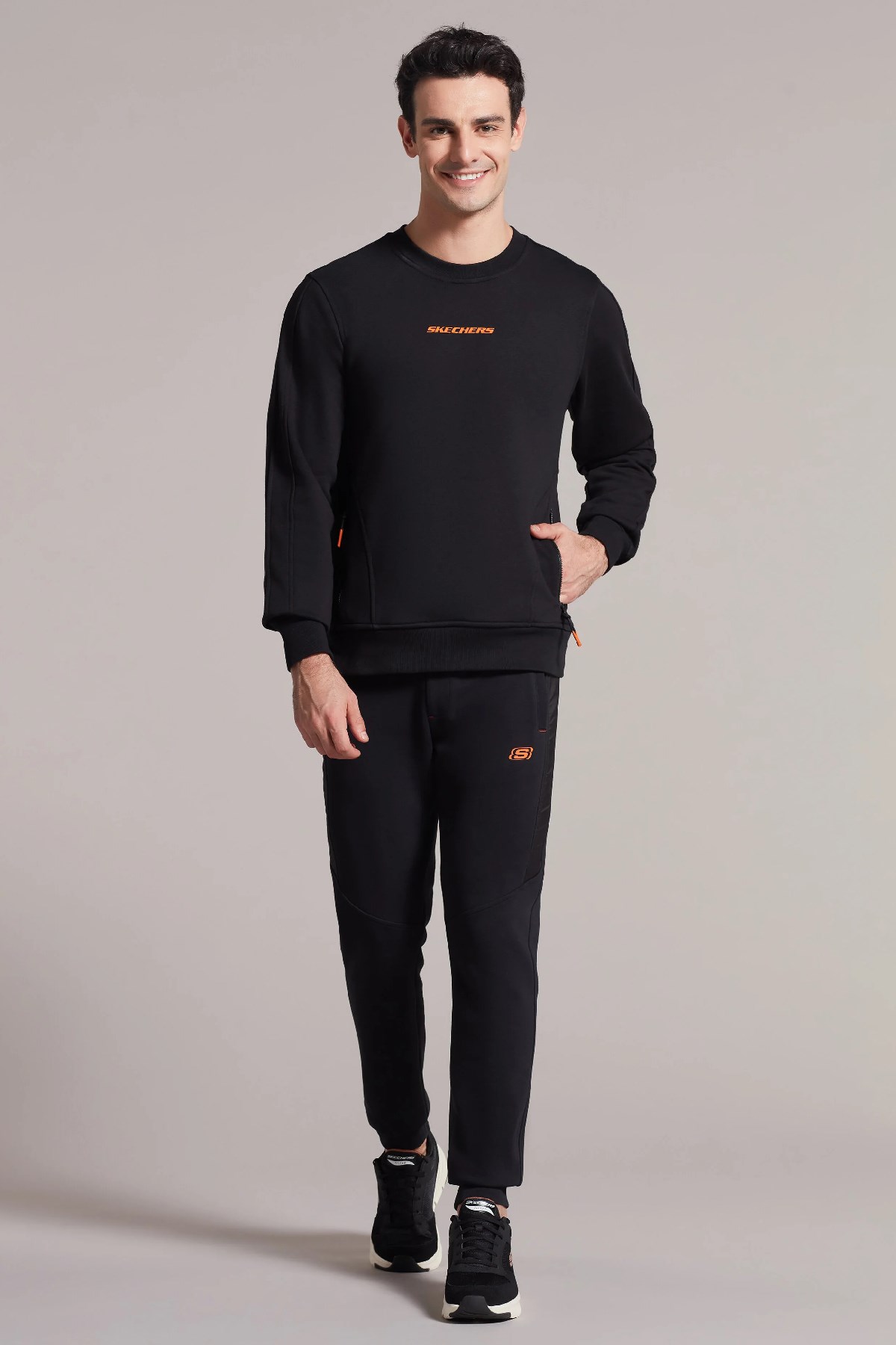 Skechers Erkek Eşofman Altı S231005-001 Siyah