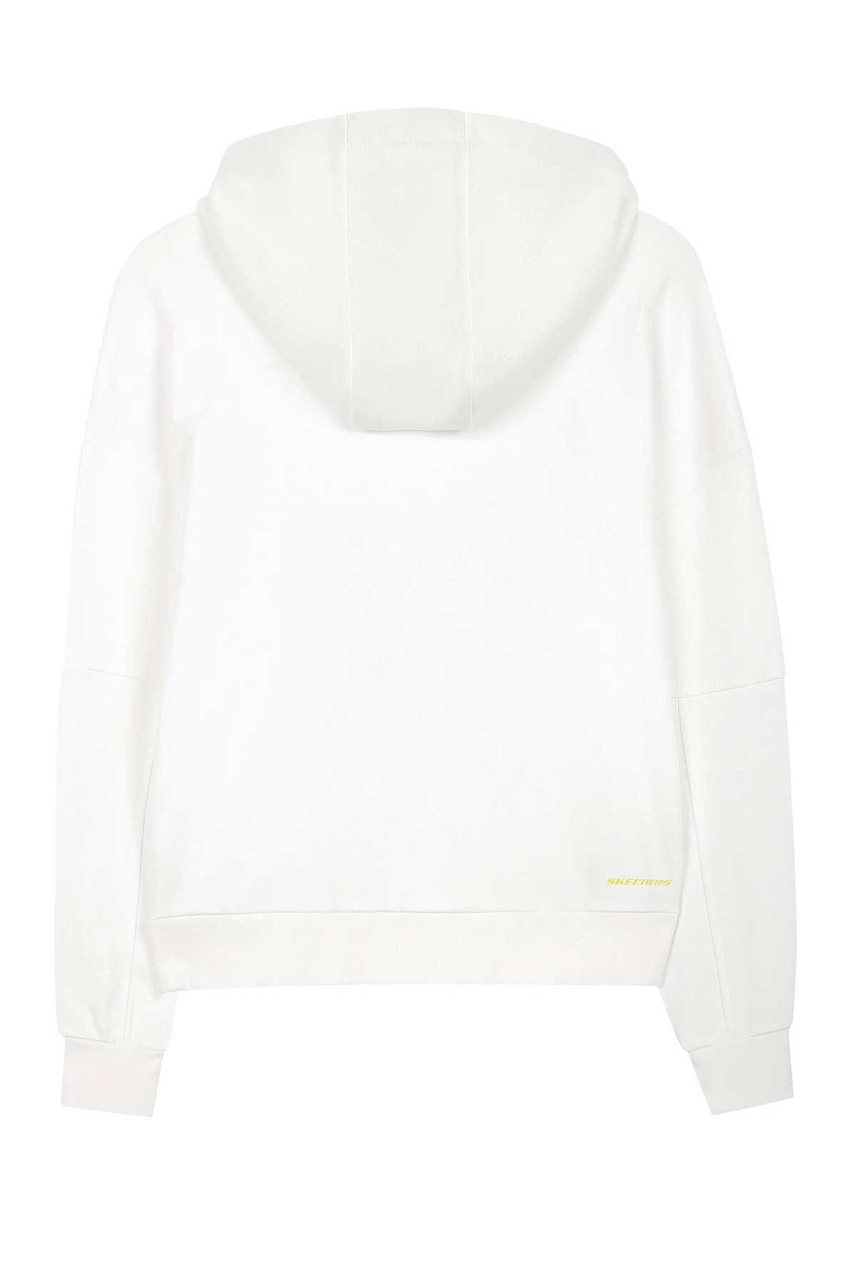 Skechers Kadın Sweatshirt S231008-100 Beyaz