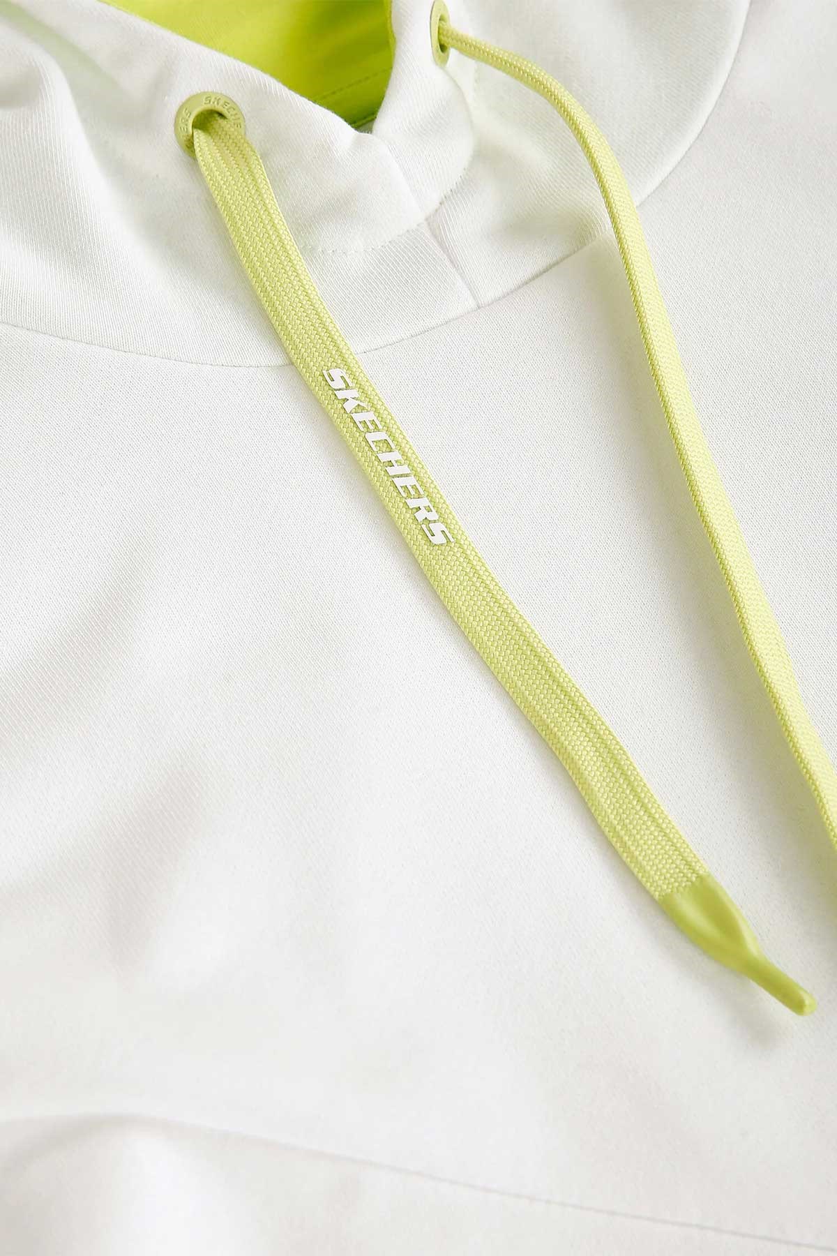 Skechers Kadın Sweatshirt S231008-100 Beyaz