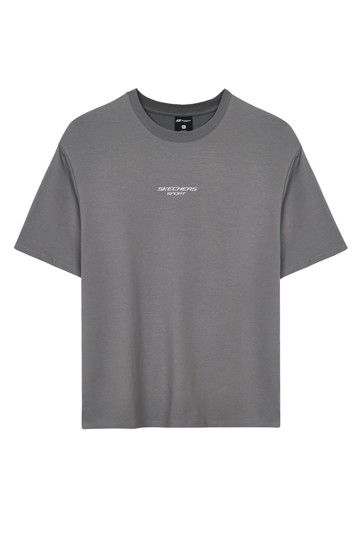 Skechers Graphic Sleeve Erkek Tişört S231094-003 Antrasit