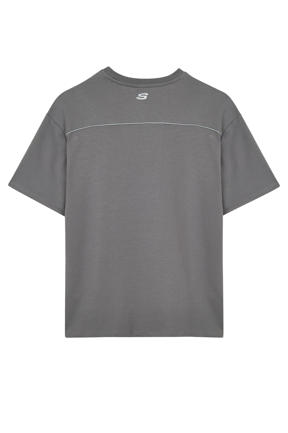 Skechers Graphic Sleeve Erkek Tişört S231094-003 Antrasit