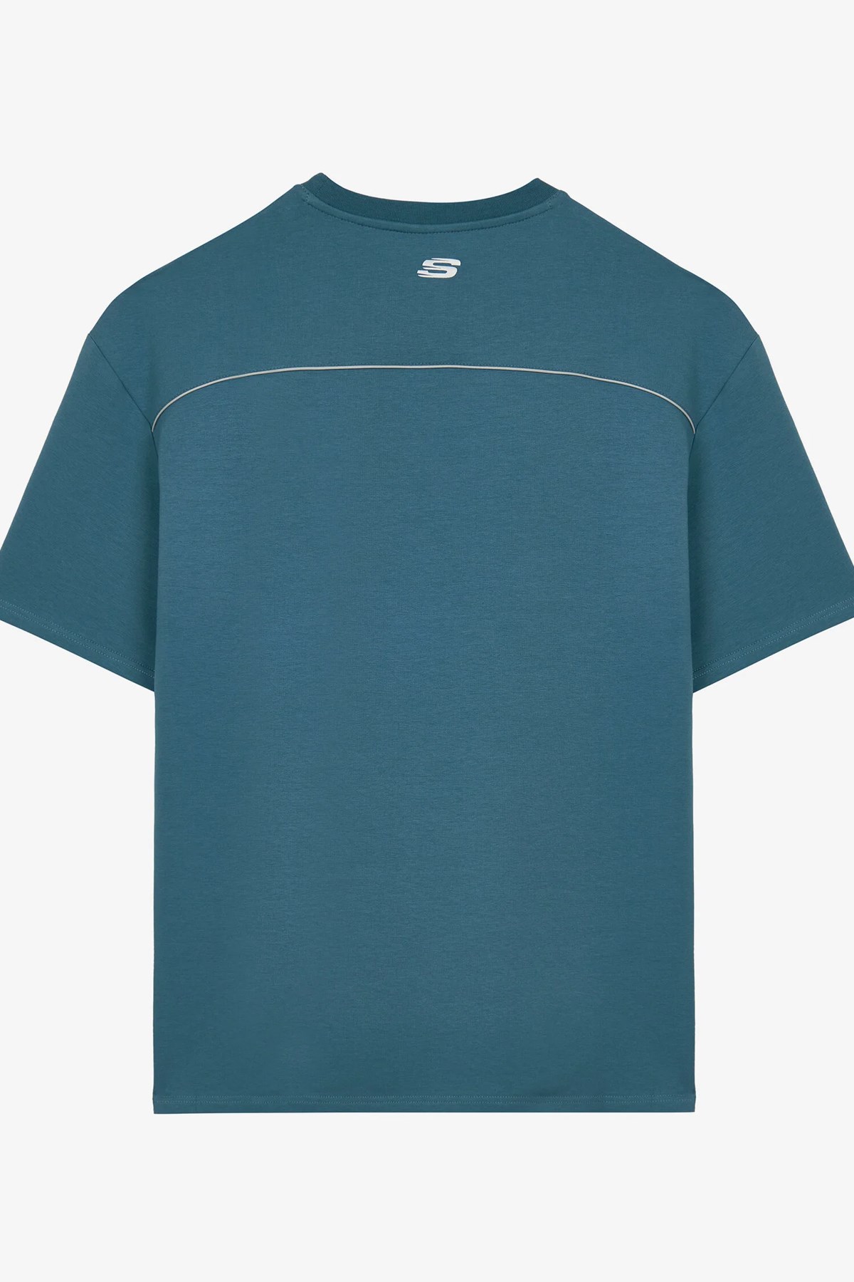 Skechers Graphic Sleeve Erkek Tişört S231094-405 Mavi