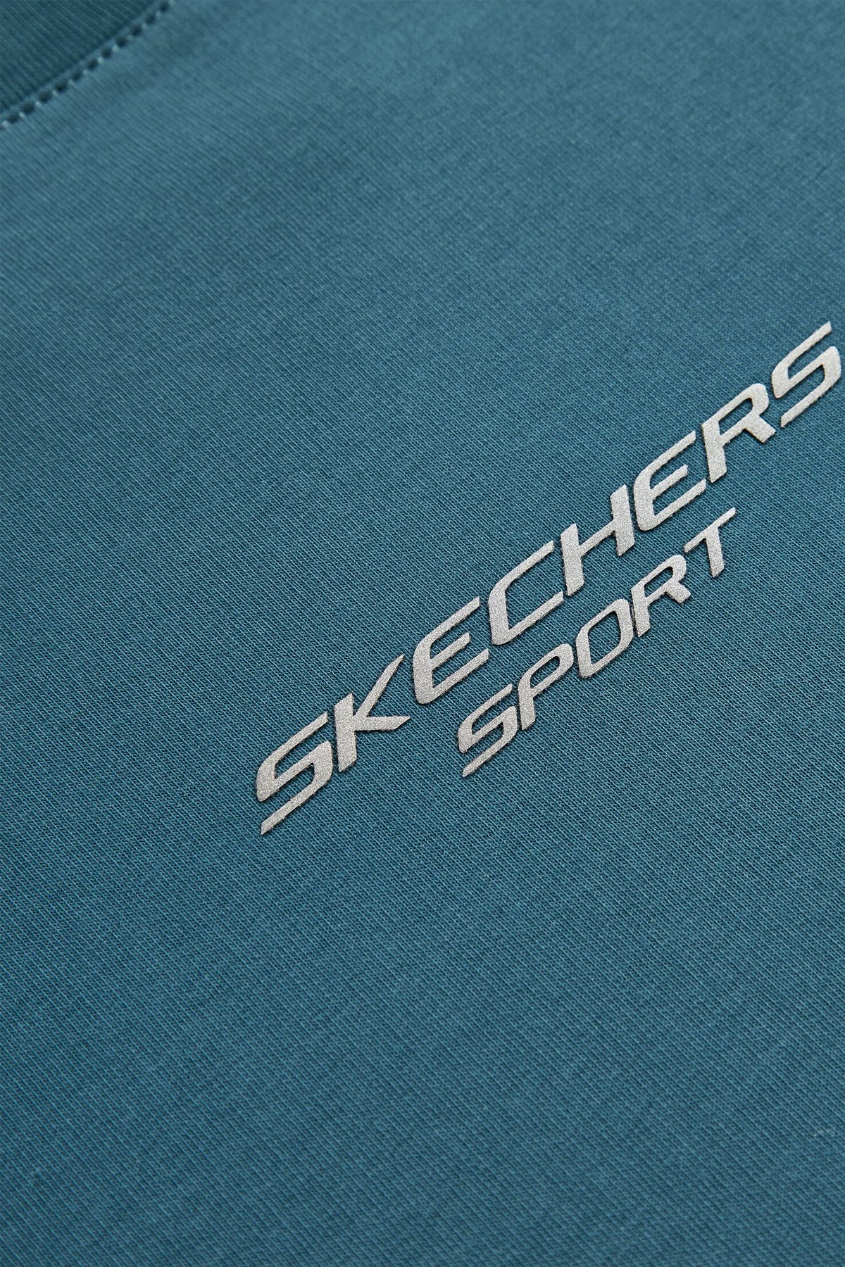 Skechers Graphic Sleeve Erkek Tişört S231094-405 Mavi