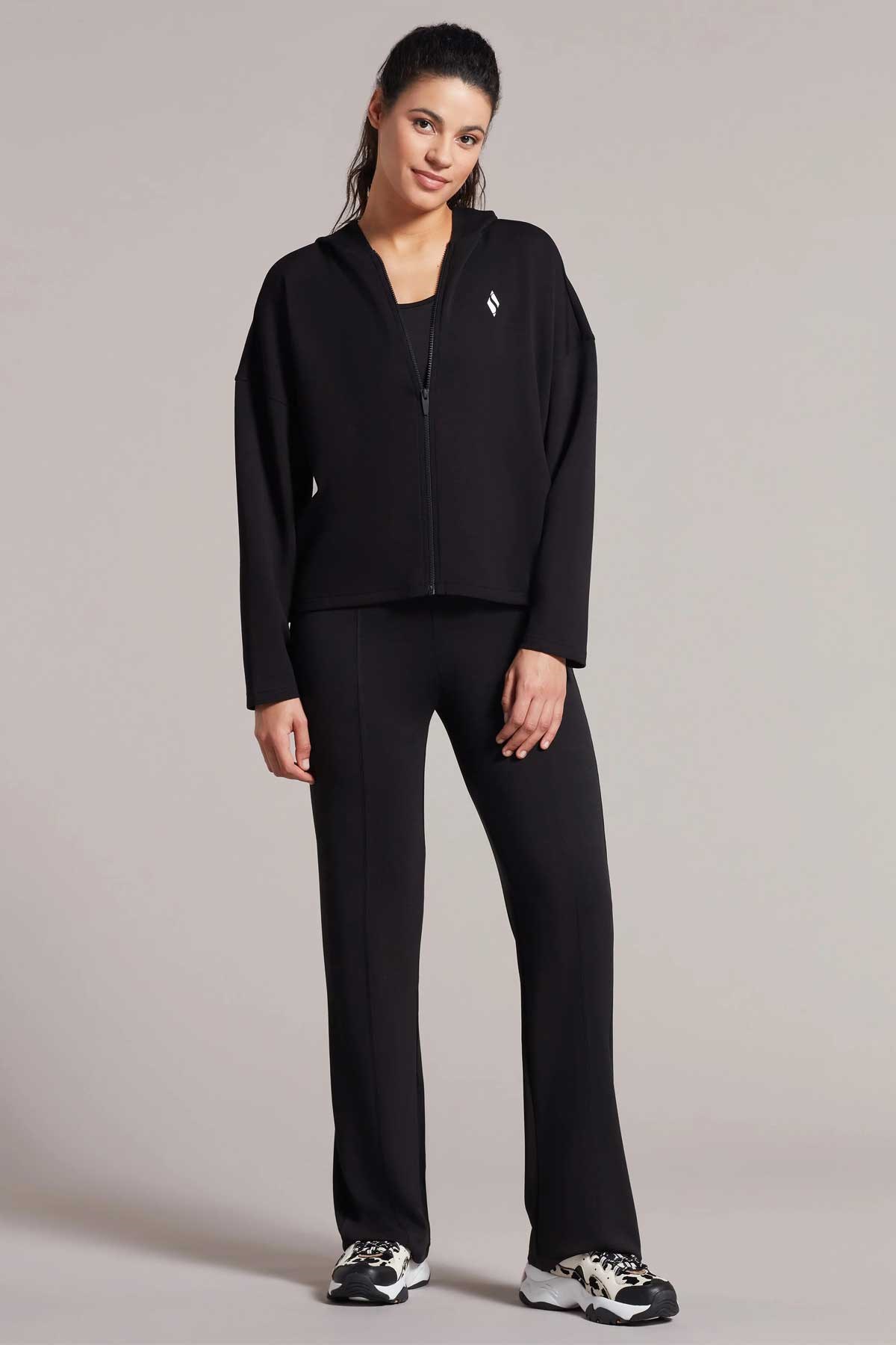 Skechers Kadın Sweatshirt S231146-001 Siyah