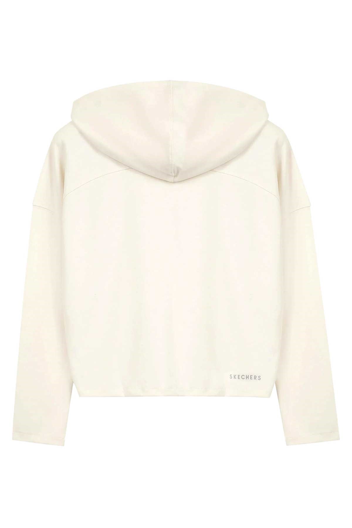 Skechers Kadın Sweatshirt S231146-035 Beyaz