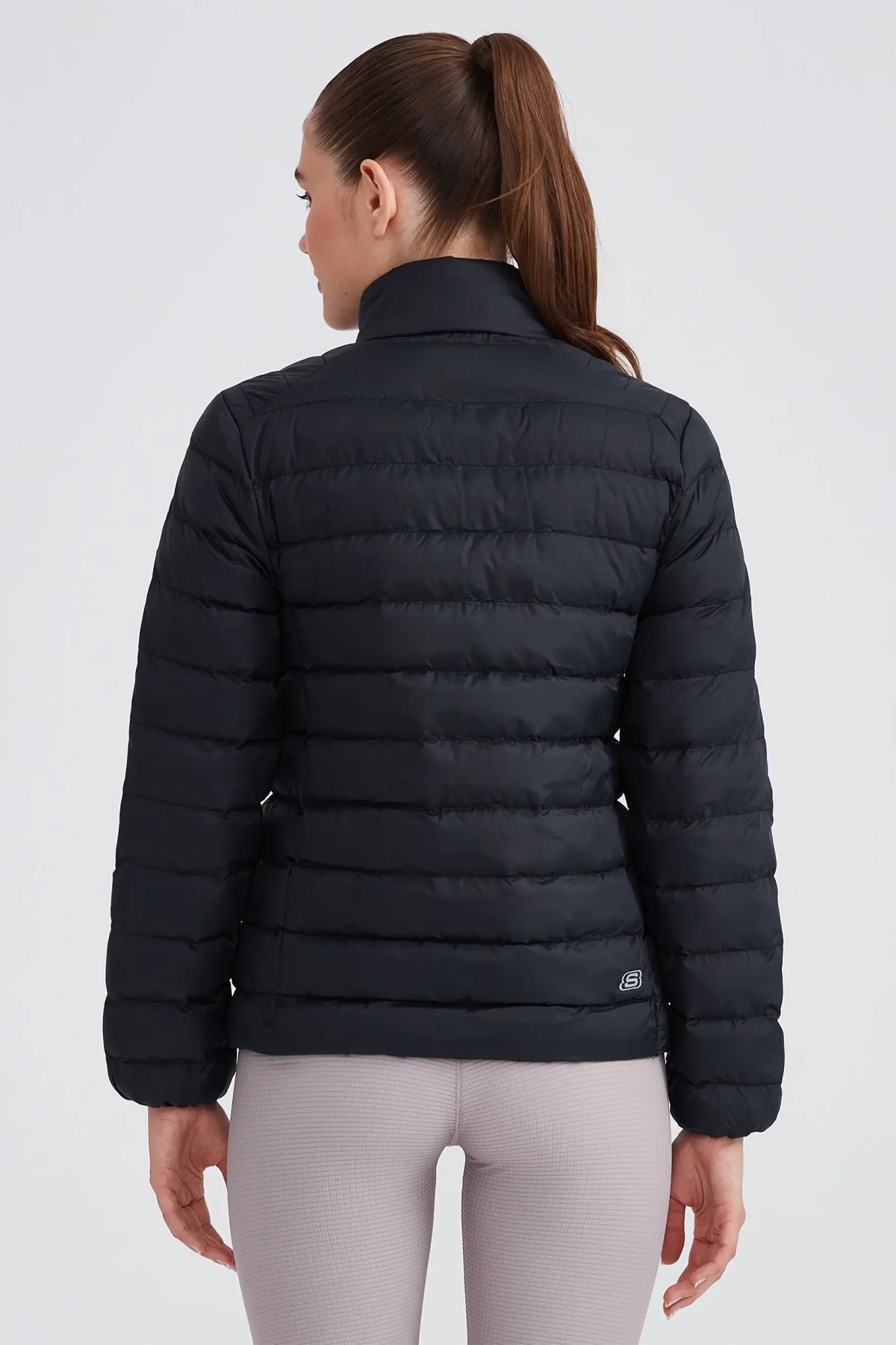 Skechers Outerwear Padded Kadın Mont S231240-001 Siyah