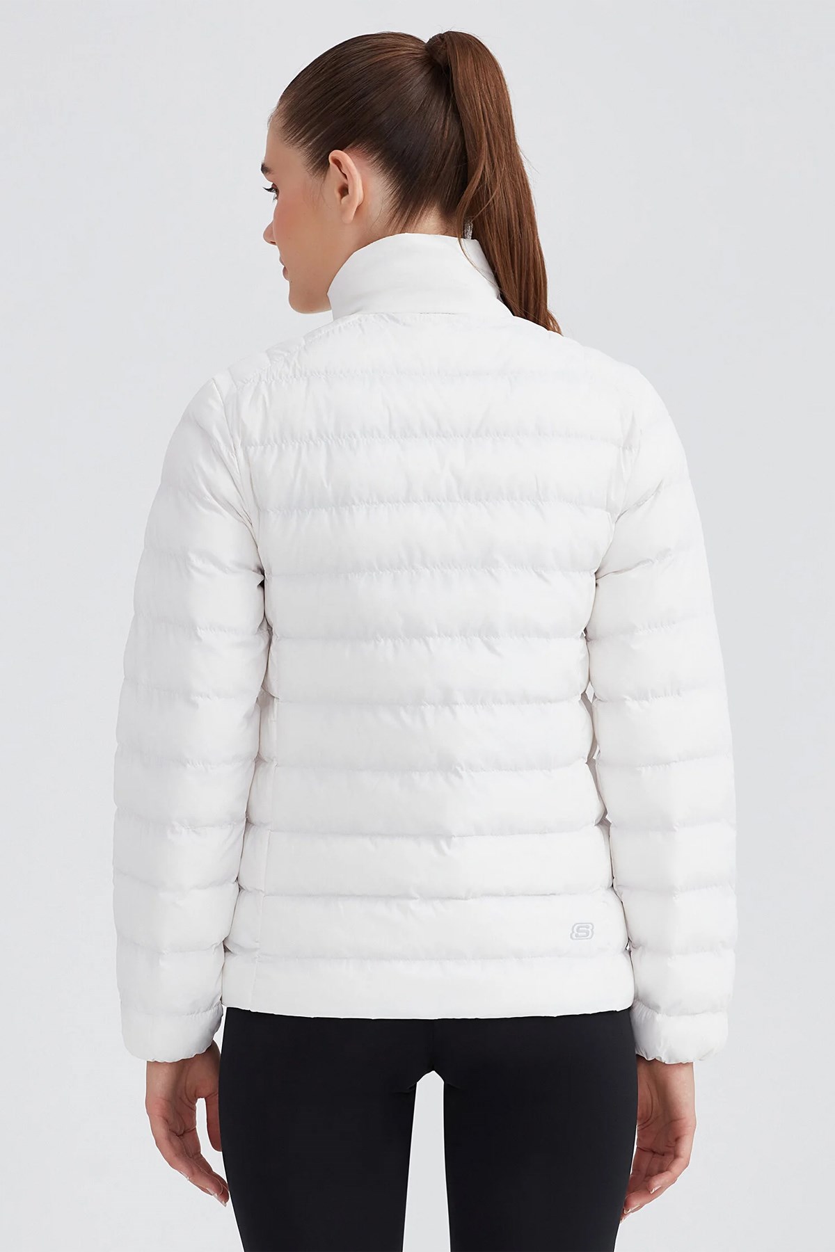 Skechers Outerwear Padded Kadın Mont S231240-100 Beyaz