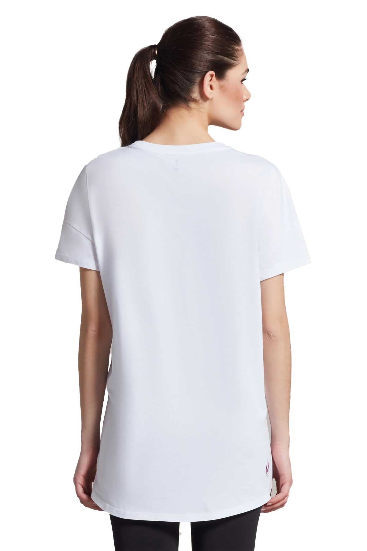 Skechers Kadın Tişört S231293-100 Beyaz