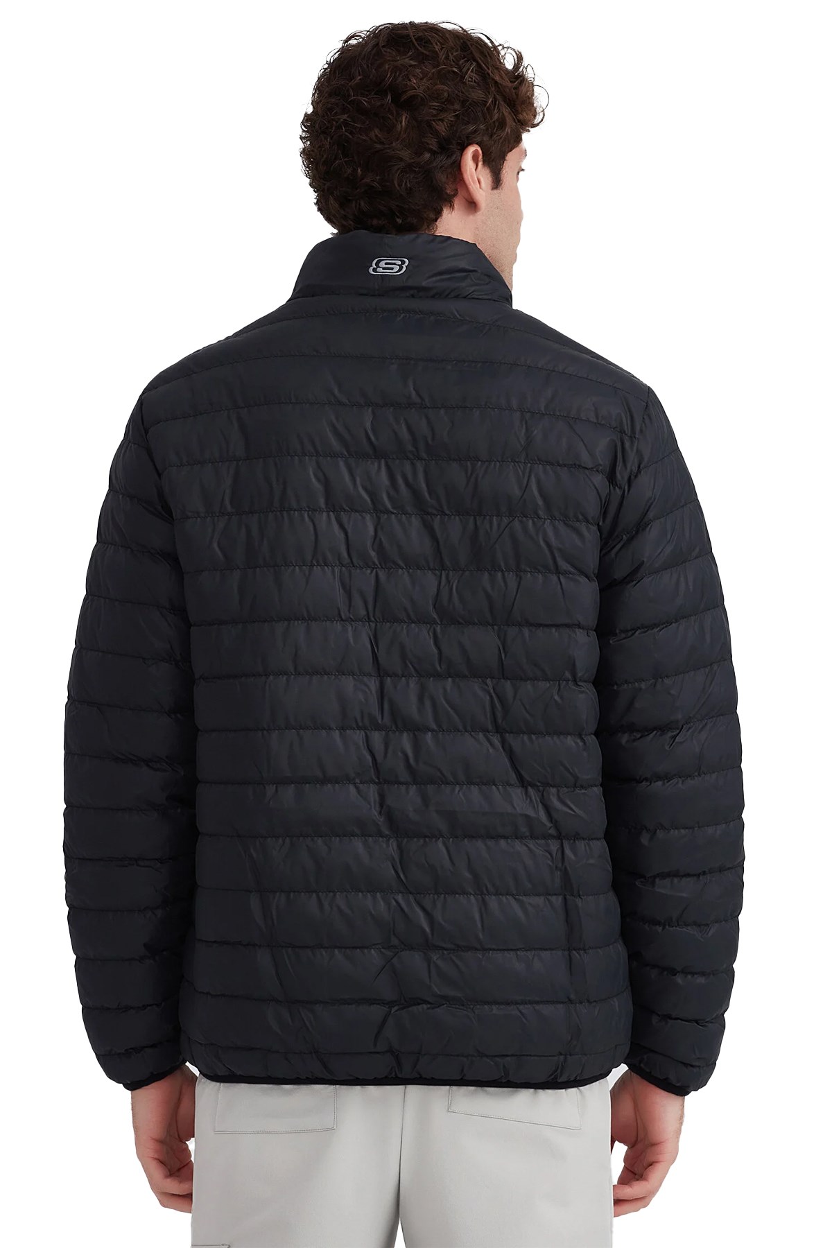 Skechers Outerwear Padded Erkek Mont S232002-001 Siyah
