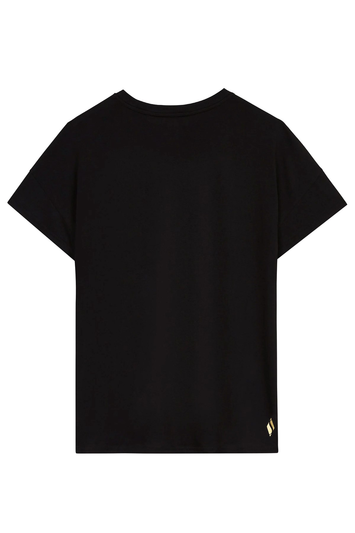Skechers Graphic Tee Crew Neck Kadın Tişört S232161-001 Siyah