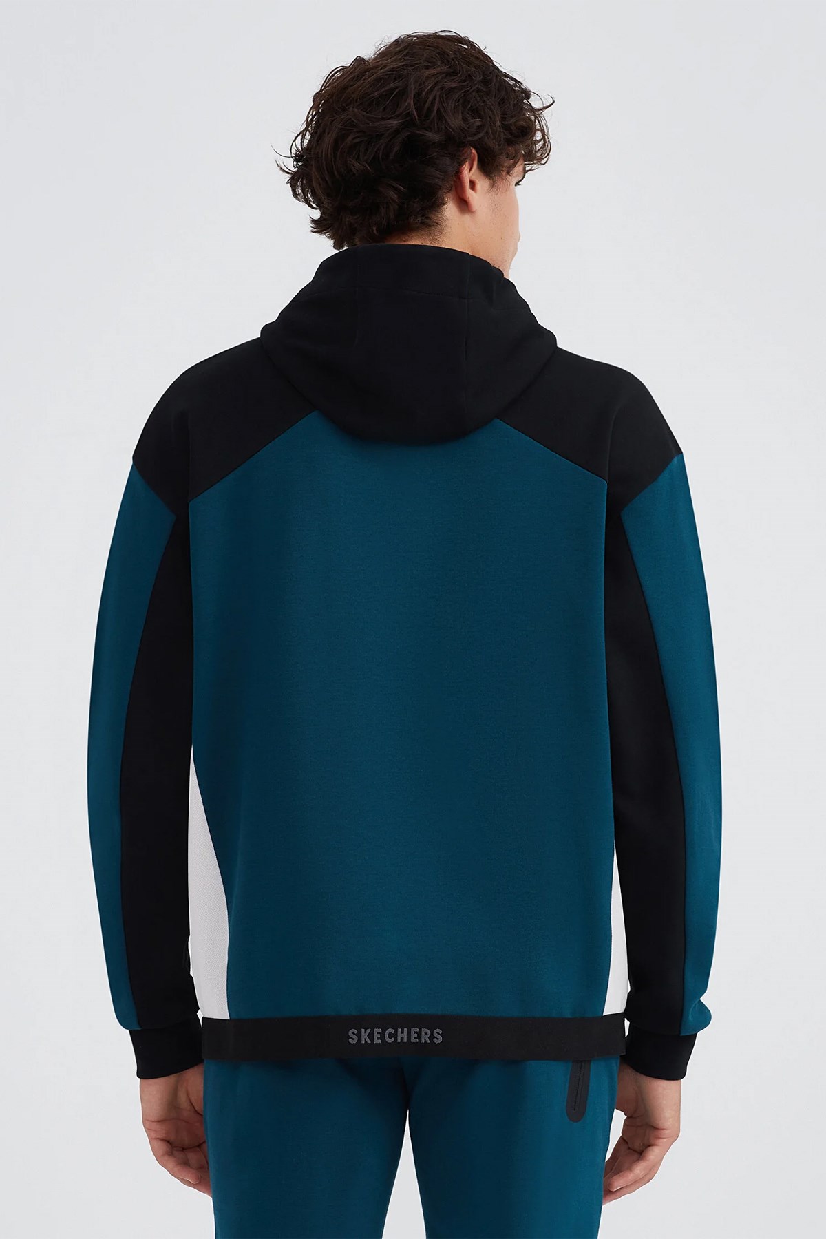Skechers 2XI-Lock Hoodie Erkek Sweatshirt S232193-405 Mavi