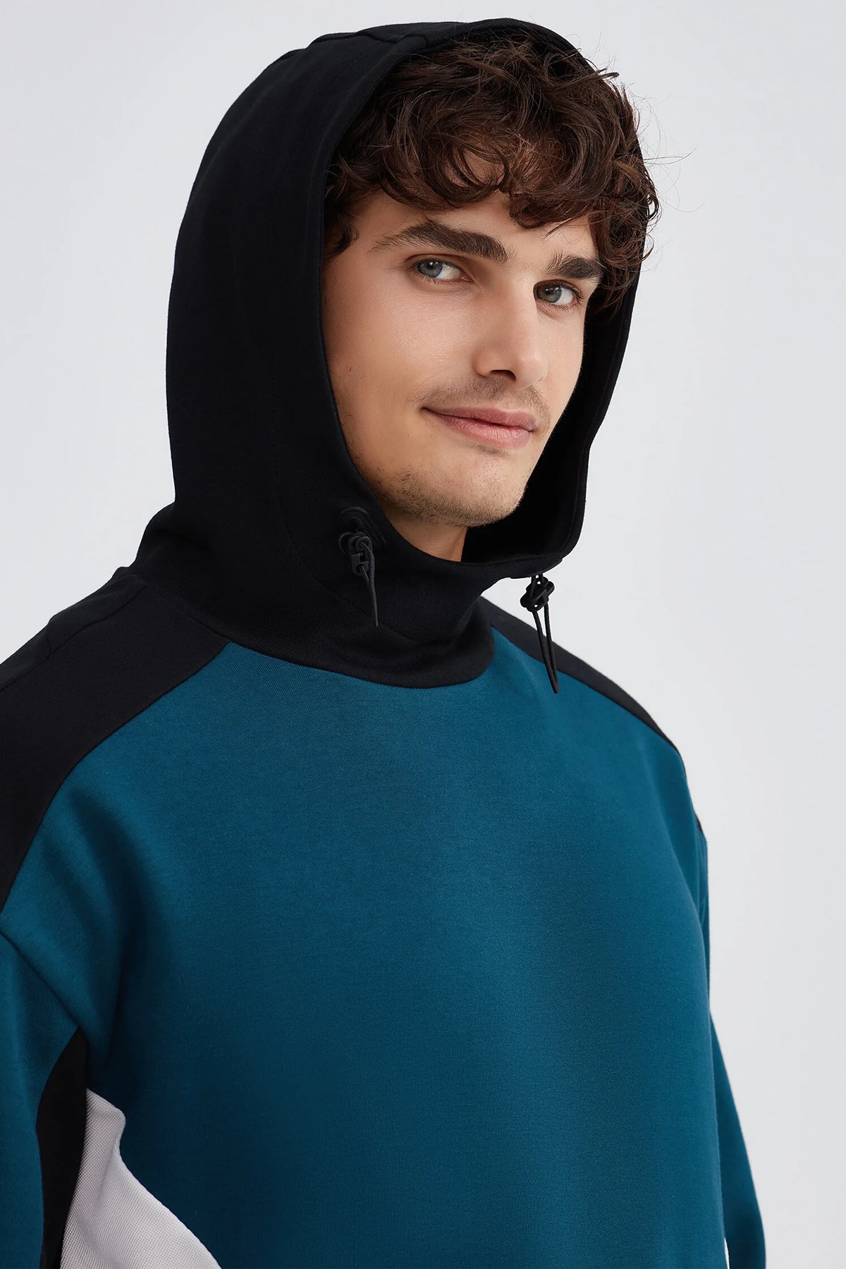 Skechers 2XI-Lock Hoodie Erkek Sweatshirt S232193-405 Mavi