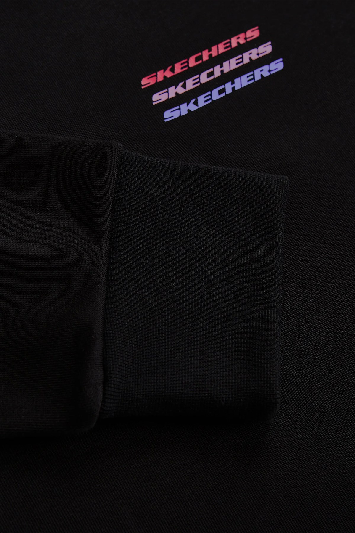 Skechers Essential Crew Neck Kadın Sweatshirt S232241-001 Siyah