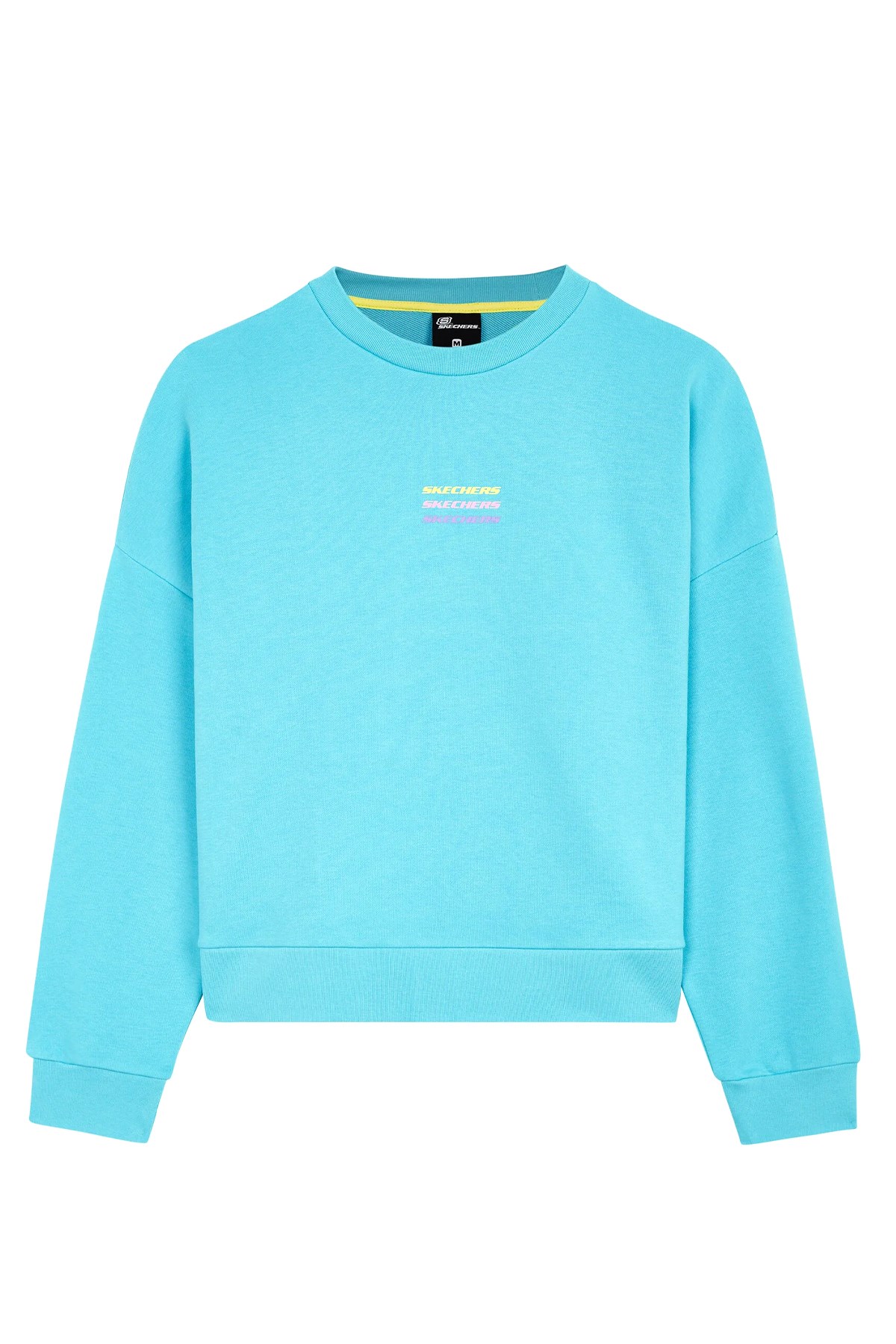 Skechers Essential Crew Neck Kadın Sweatshirt S232241-405 Mavi