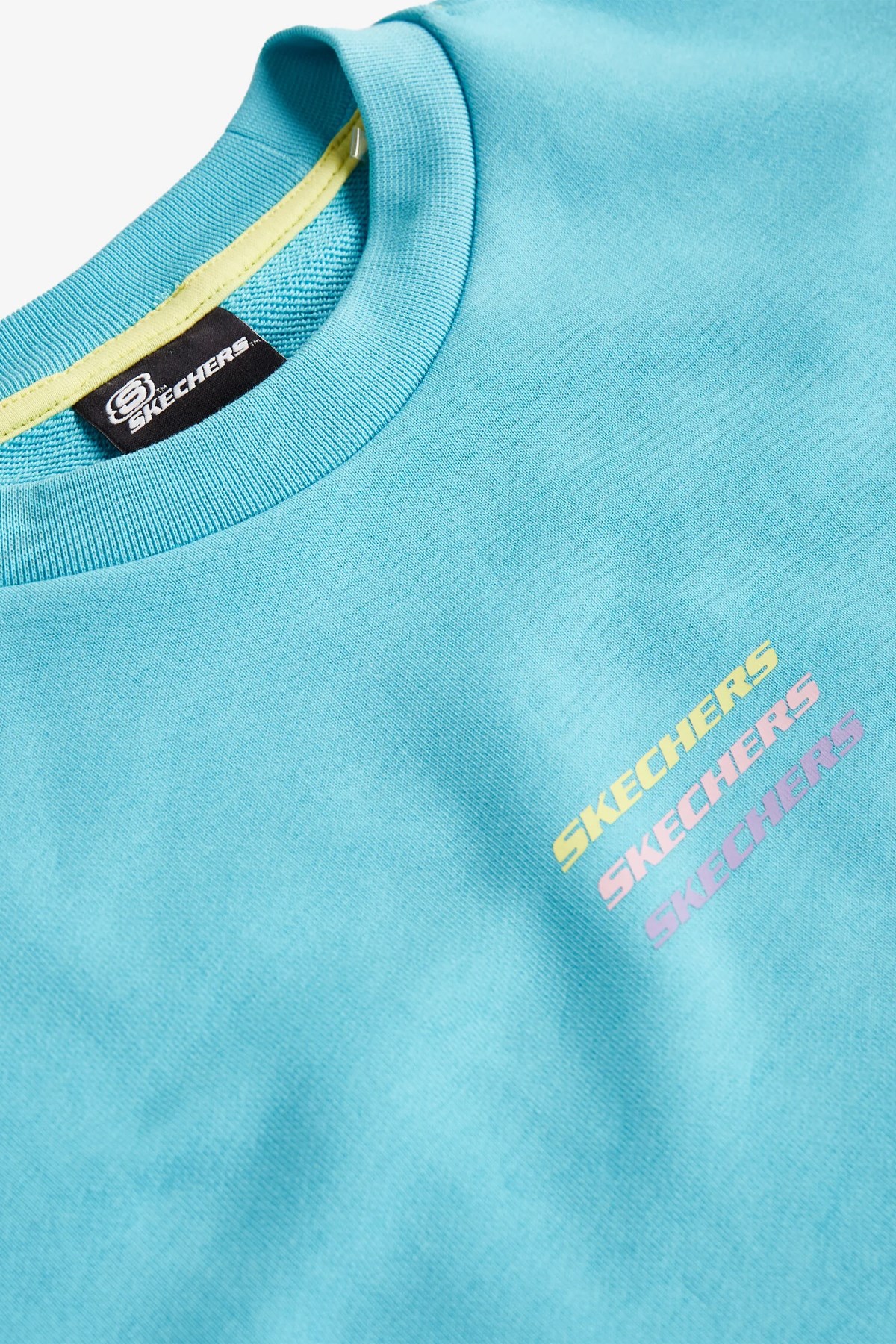 Skechers Essential Crew Neck Kadın Sweatshirt S232241-405 Mavi