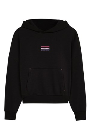 Skechers Essential Hoodie Kadın Sweatshirt S232243-001 Siyah