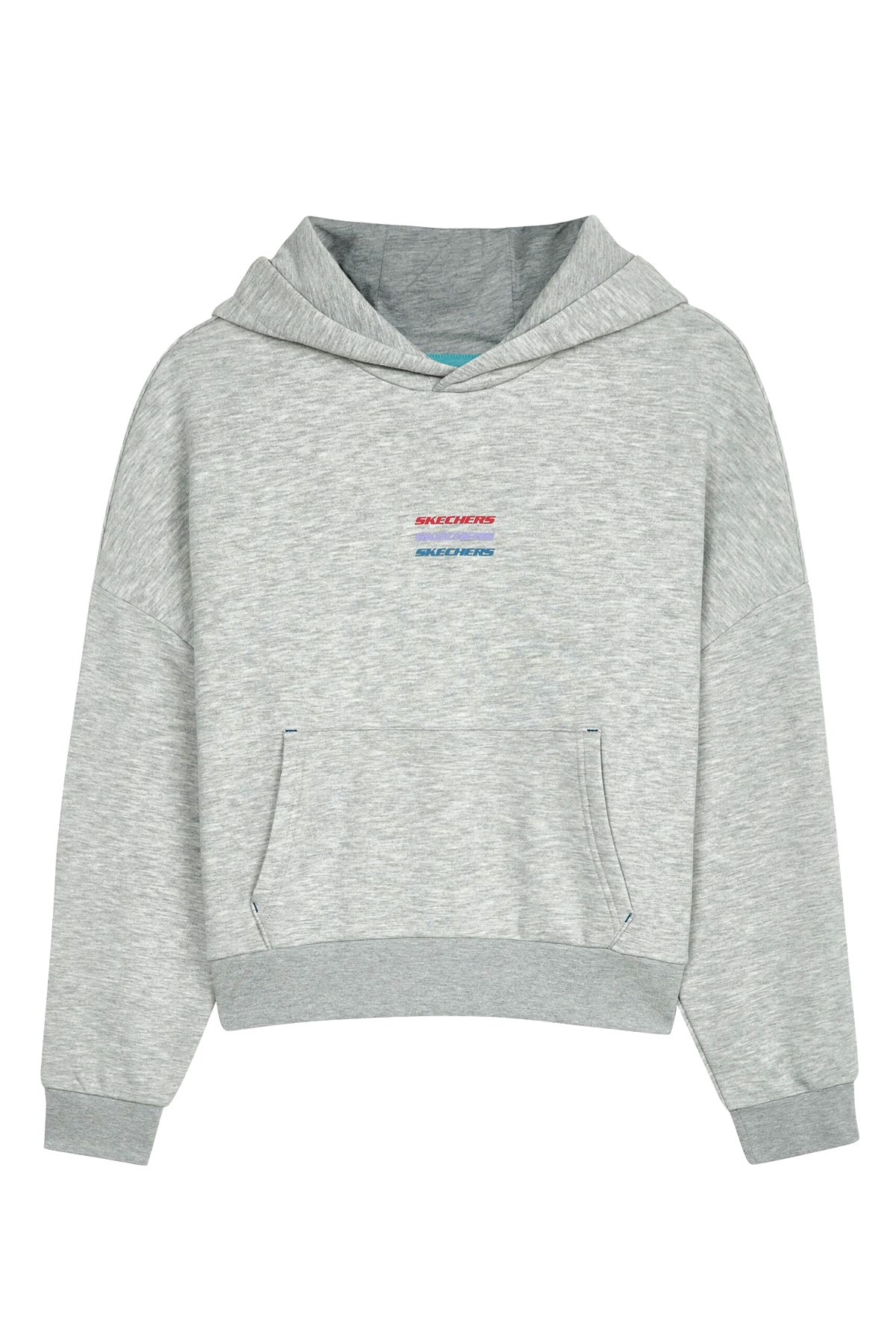 Skechers Essential Hoodie Kadın Sweatshirt S232243-036 Gri
