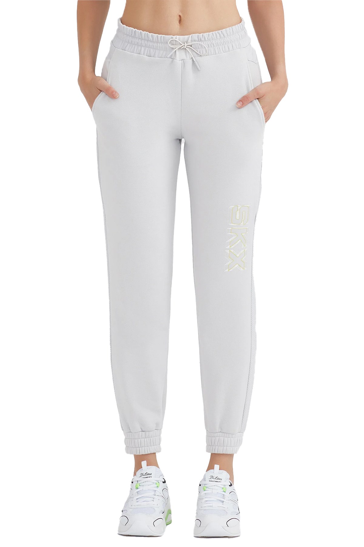 Skechers LW Fleece Jogger Kadın Eşofman Altı S232285-032 Gri