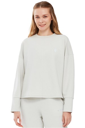 Skechers Soft Touch Sweatshirt Kadın Sweatshirt S241001-035 Gri