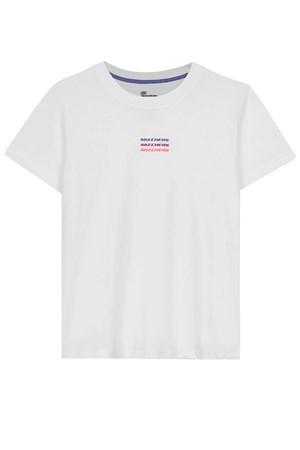 Skechers Essential Kadın Tişört S241006-102 Beyaz