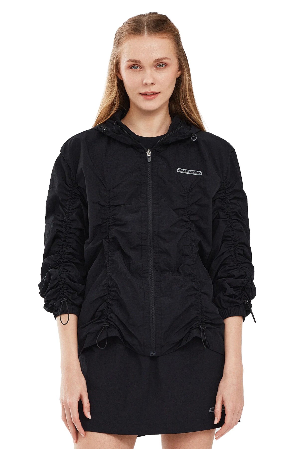 Skechers Micro Collection Kadın Sweatshirt S241094-001 Siyah