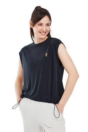 Skechers Soft Touch W Tank T-Shirt Kadın Tişört S241128-001 Siyah