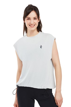 Skechers Soft Touch W Tank T-Shirt Kadın Tişört S241128-035 Gri