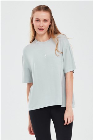 Skechers Graphic Short Sleeve Kadın Tişört S241174-035 Gri