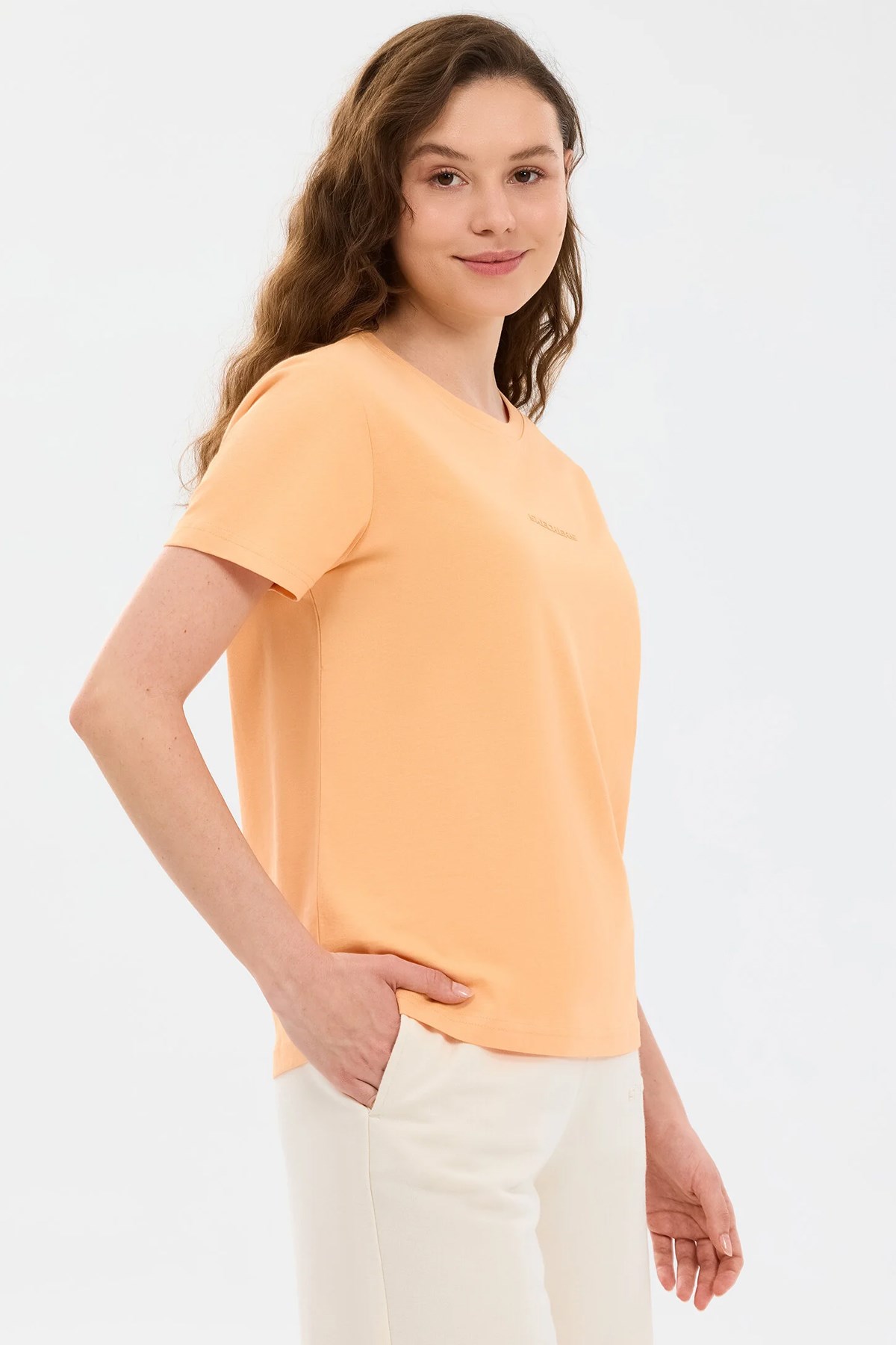 Skechers Essential Kadın Tişört S2510029-2118 Turuncu