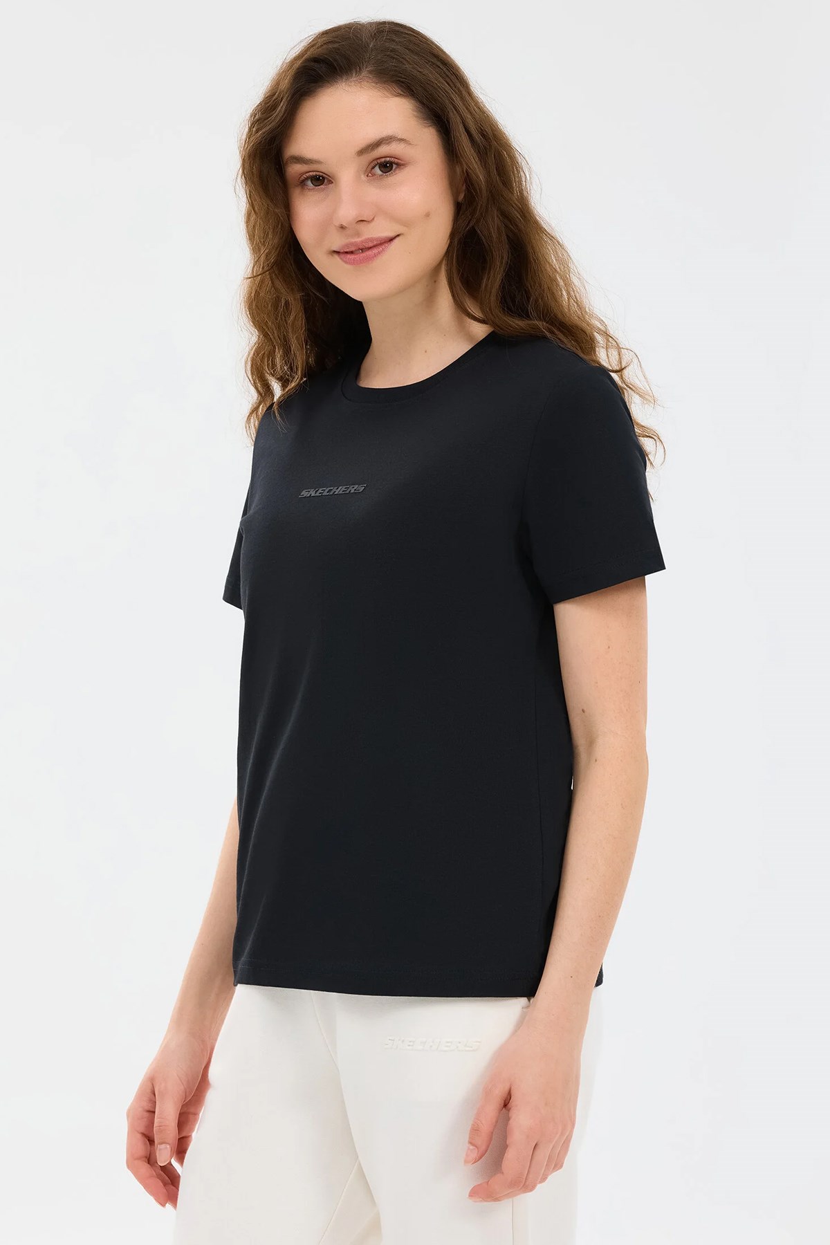 Skechers Essential Kadın Tişört S2510029-3817 Siyah