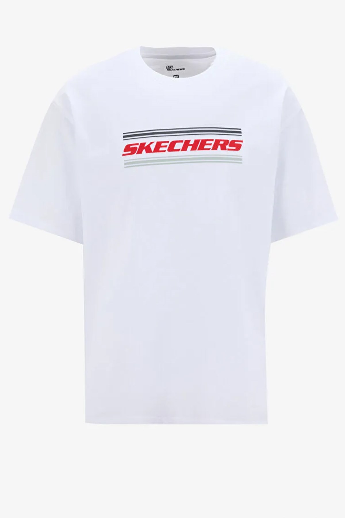 Skechers Graphic Erkek Tişört S2510154-100 Beyaz