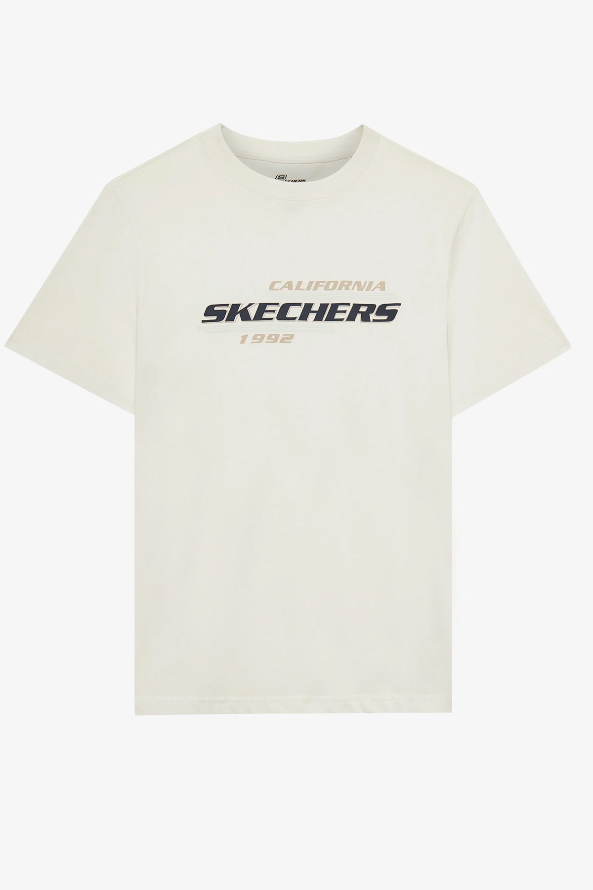 Skechers Lightweight Erkek Tişört S2510160-102 Beyaz
