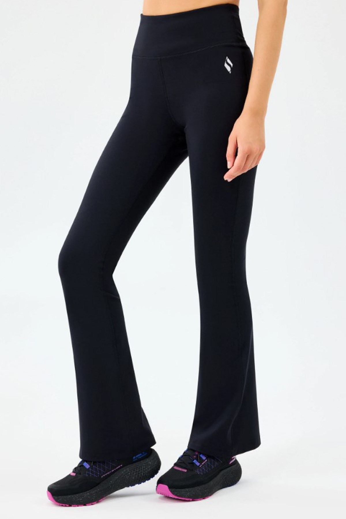 Skechers Basic Flare Kadın Tayt S2510201-3817 Siyah