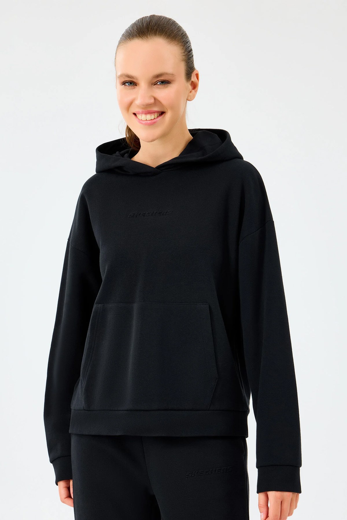 Skechers Essential Kadın Sweatshirt S2610013-3817 Siyah