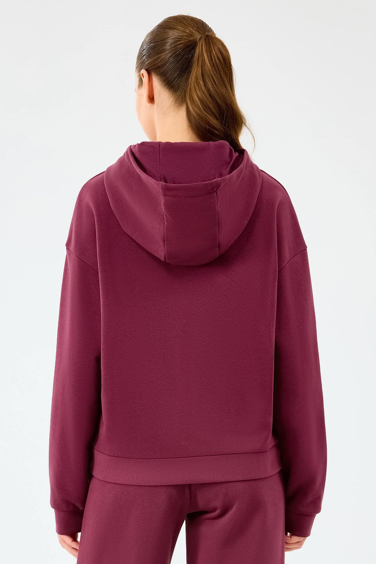 Skechers Essential Kadın Sweatshirt S2610013-3877 Bordo