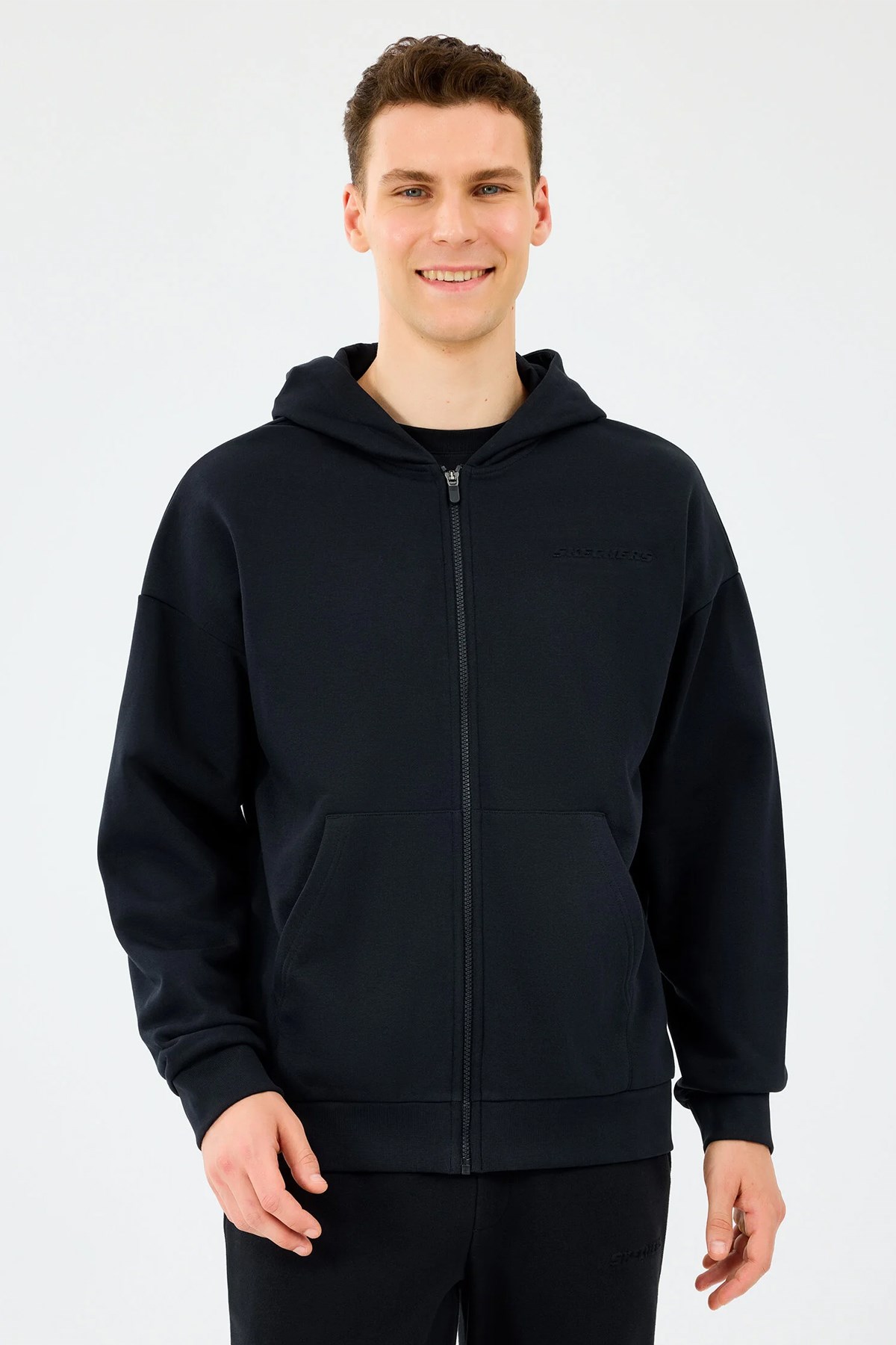 Skechers Essential Erkek Sweatshirt S2610014-3817 Siyah