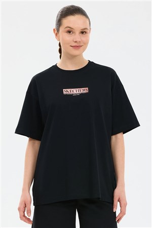 Skechers Oversize Graphic Kadın Tişört S2610063-3817