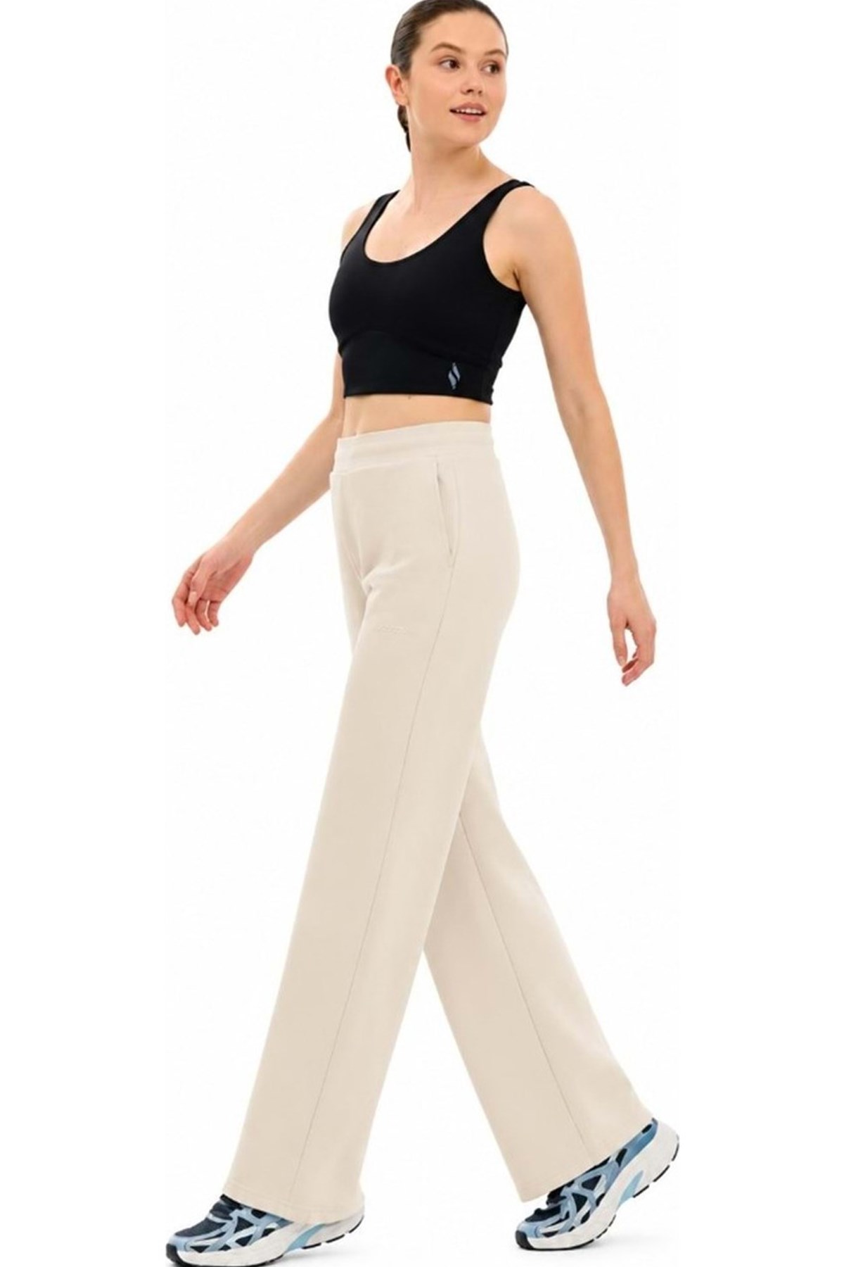 Skechers Essential Wide Leg Kadın Eşofman Altı S2610152-1457 Gri