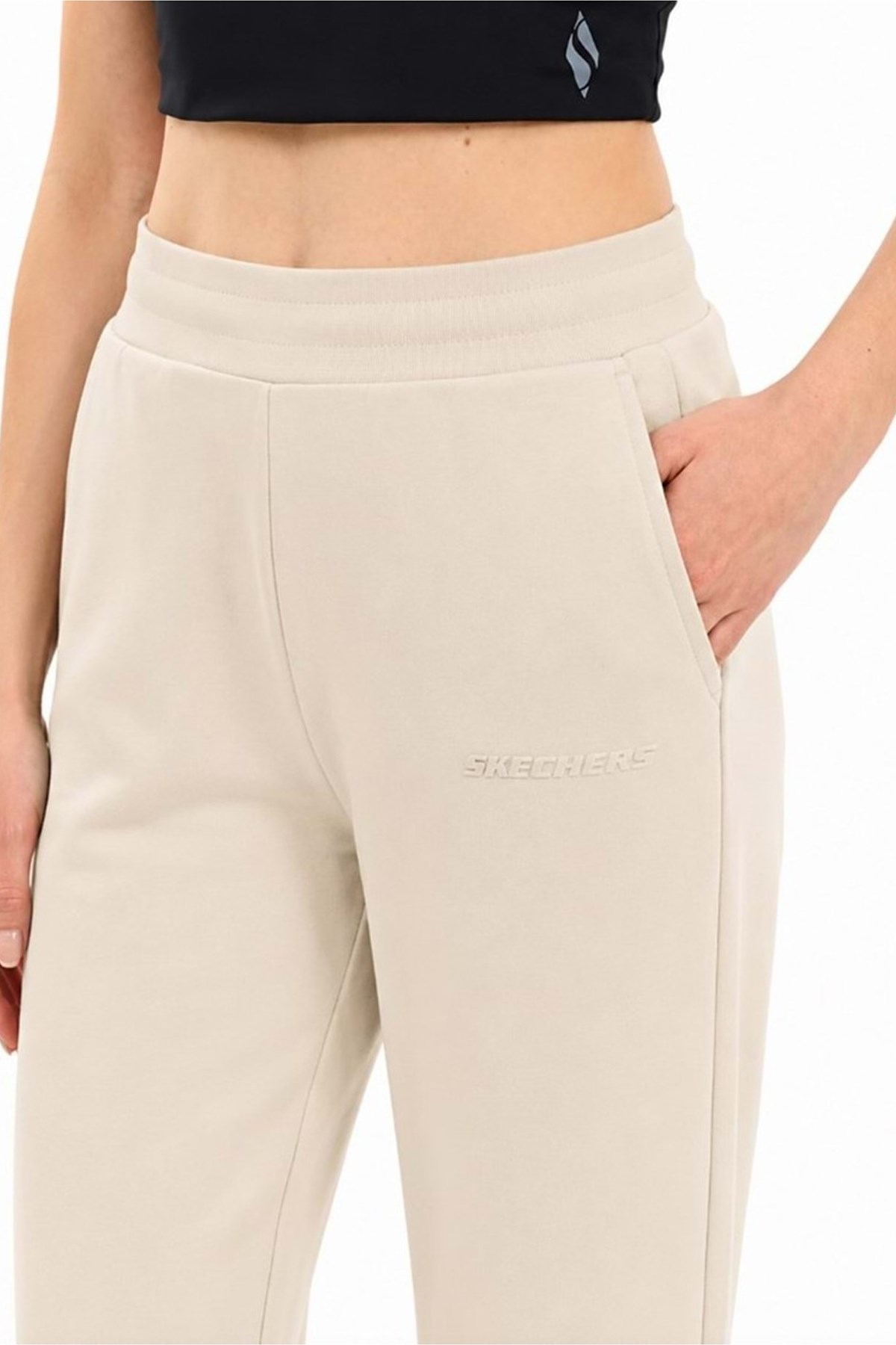Skechers Essential Wide Leg Kadın Eşofman Altı S2610152-1457 Gri
