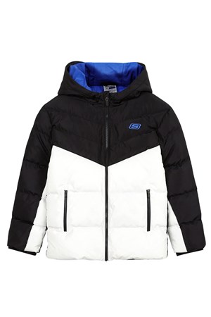 Skechers Outerwear Padded Çocuk Mont SK232023-102 Beyaz