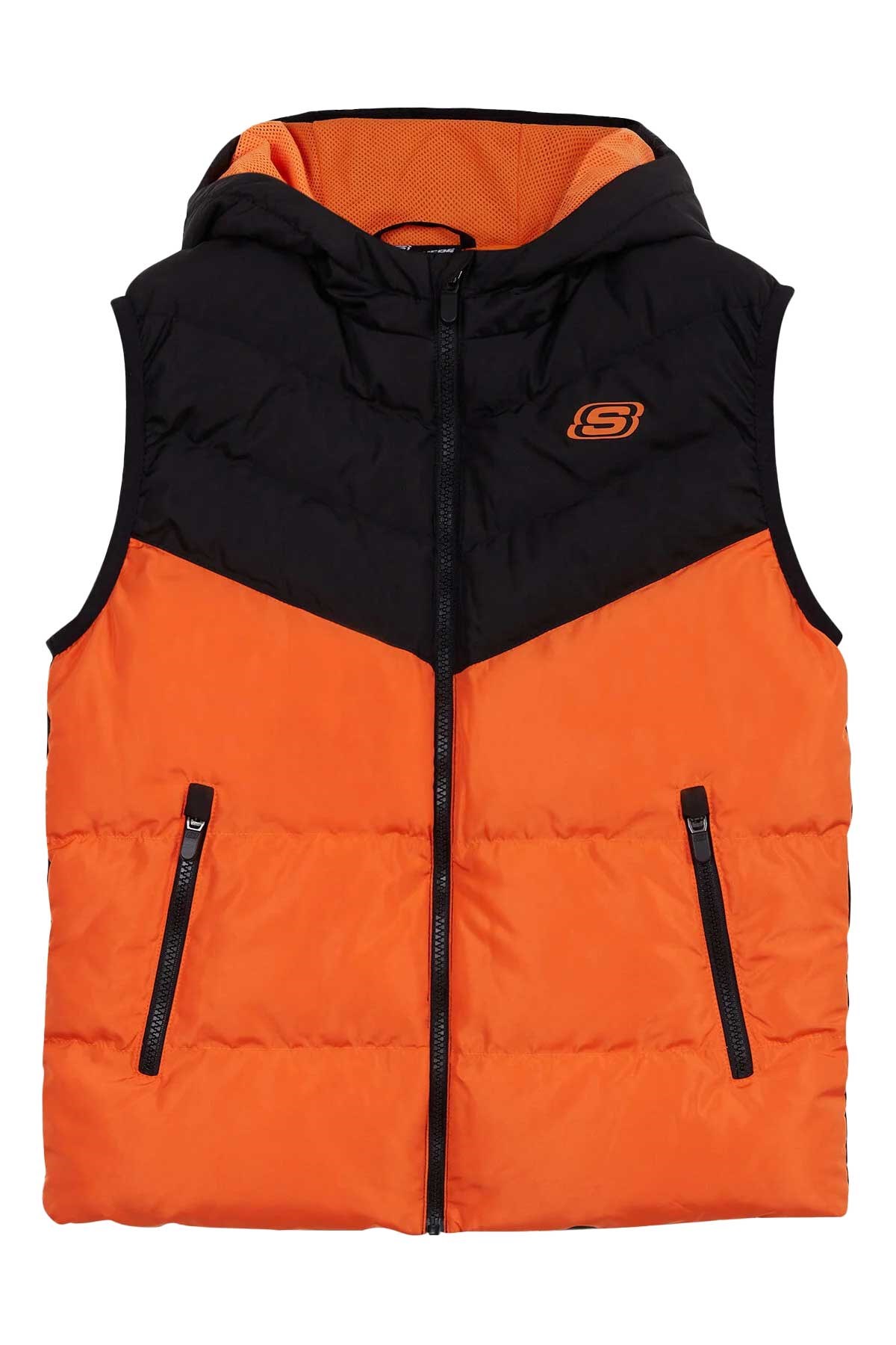 Skechers Outerwear Padded Çocuk Yelek SK232024-700 Turuncu