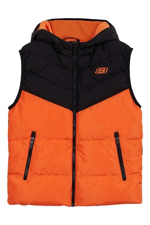 Skechers Outerwear Padded Çocuk Yelek SK232024-700 Turuncu
