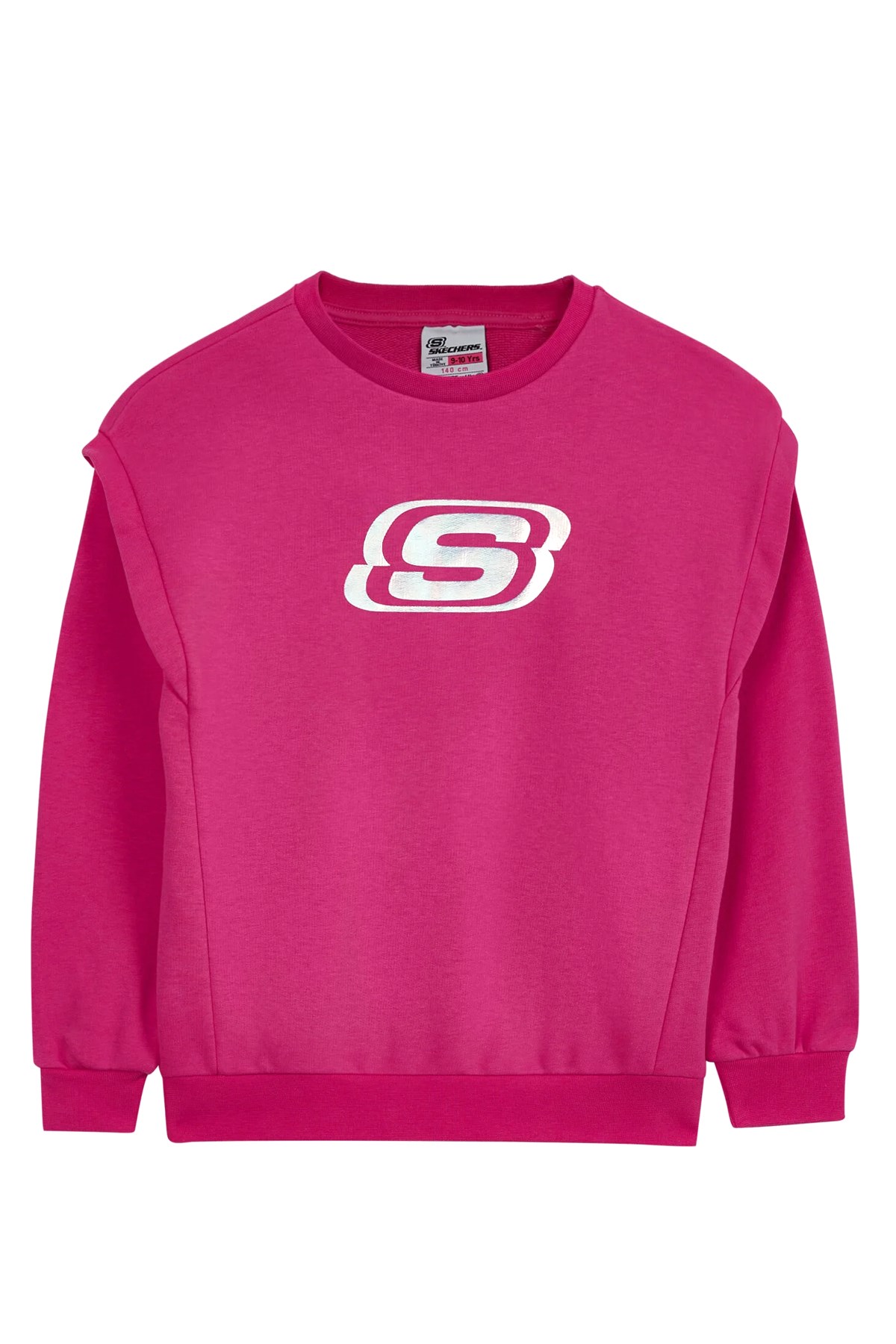 Skechers LW Fleece Crew Neck Çocuk Sweatshirt SK232073-602 Pembe