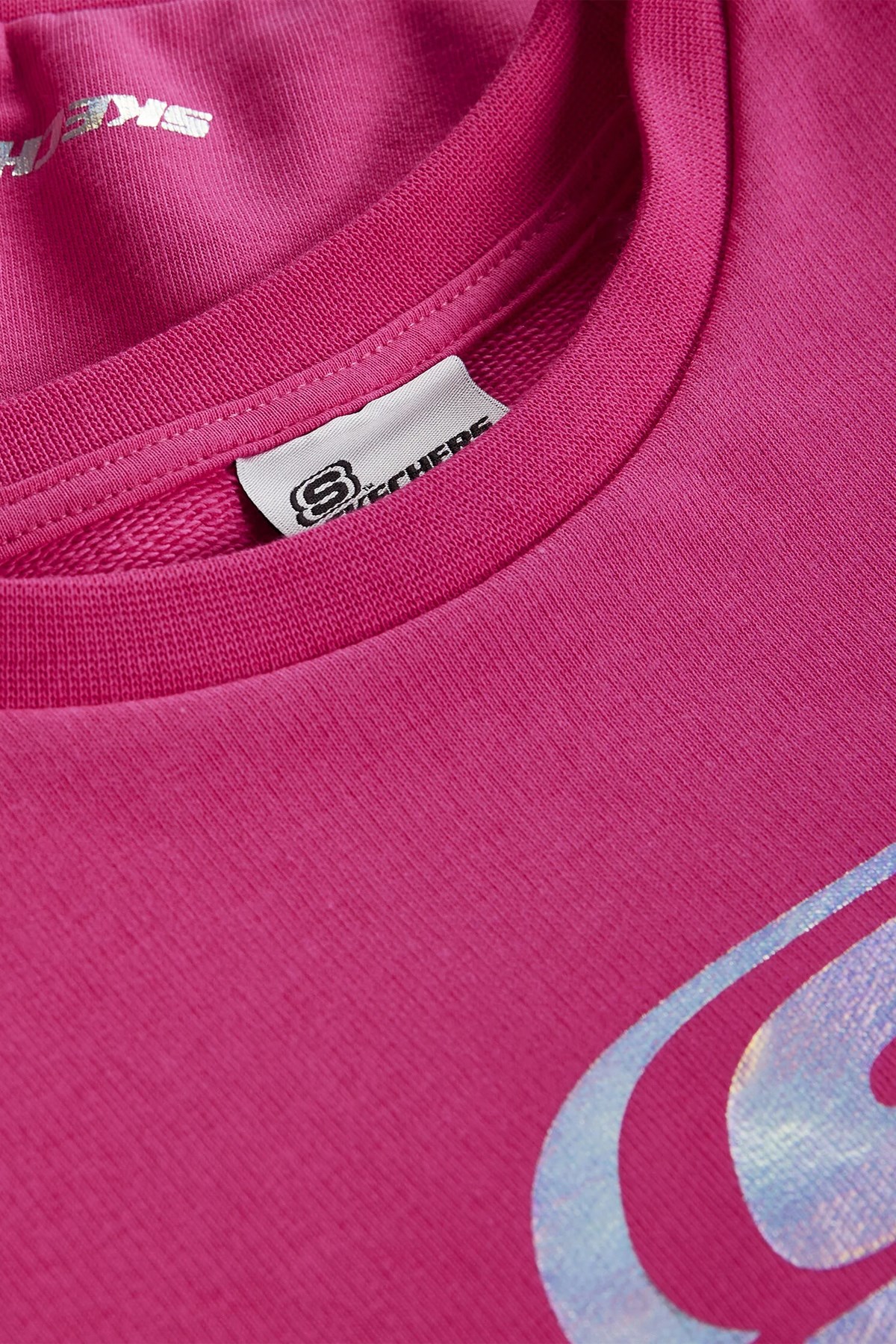Skechers LW Fleece Crew Neck Çocuk Sweatshirt SK232073-602 Pembe