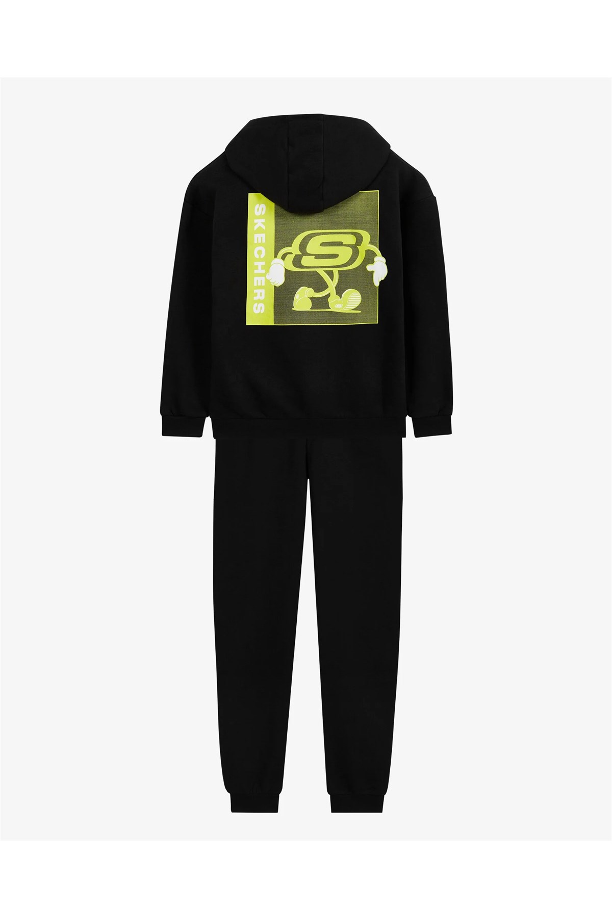 Skechers Heavy Weight Fleece Çocuk Eşofman Takımı SK232130-001 Siyah