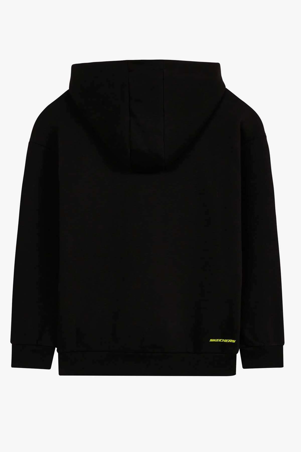 Skechers Heavy Weight Çocuk Sweatshirt SK232184-001 Siyah