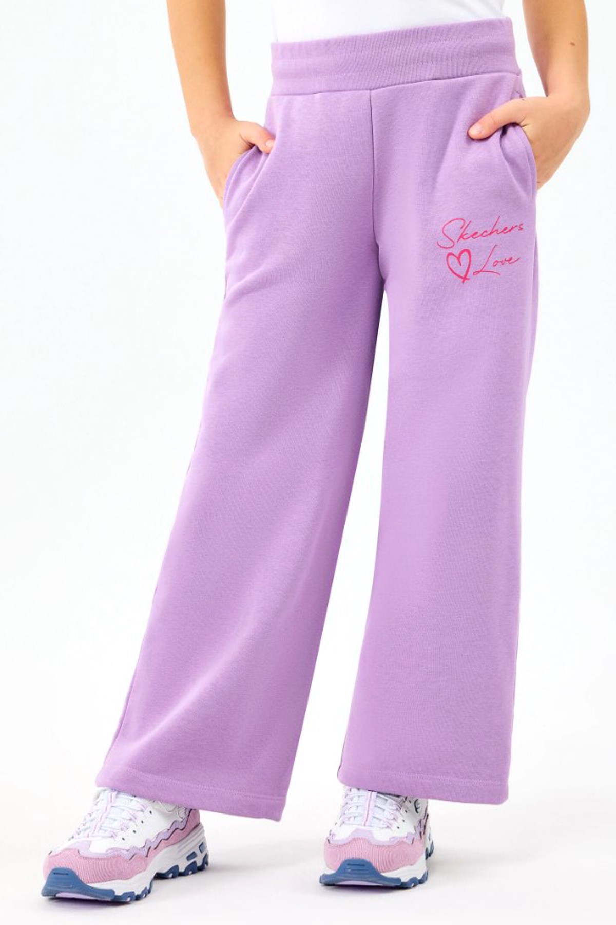 Skechers Fleece Çocuk Eşofman Altı SK2520004-4009 Pembe