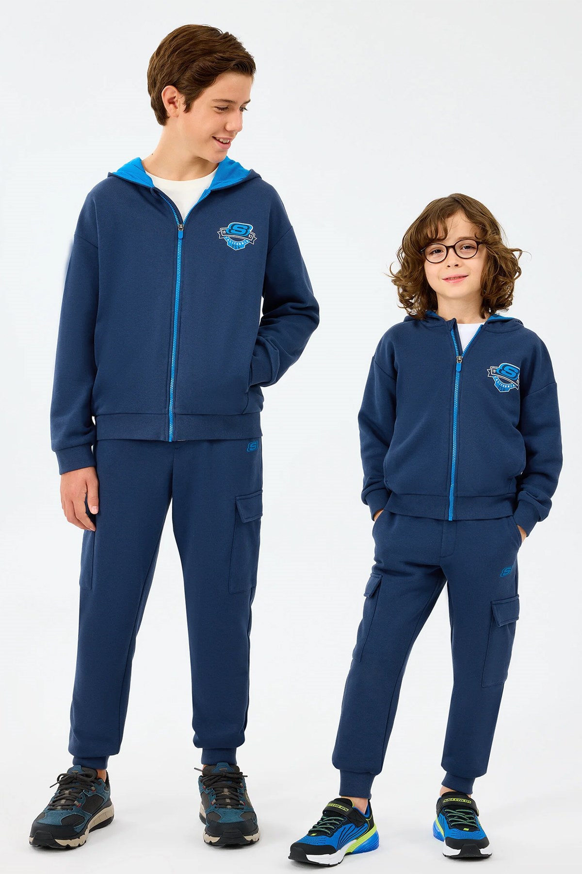 Skechers Çocuk Eşofman Altı SK2520024-0530 Lacivert