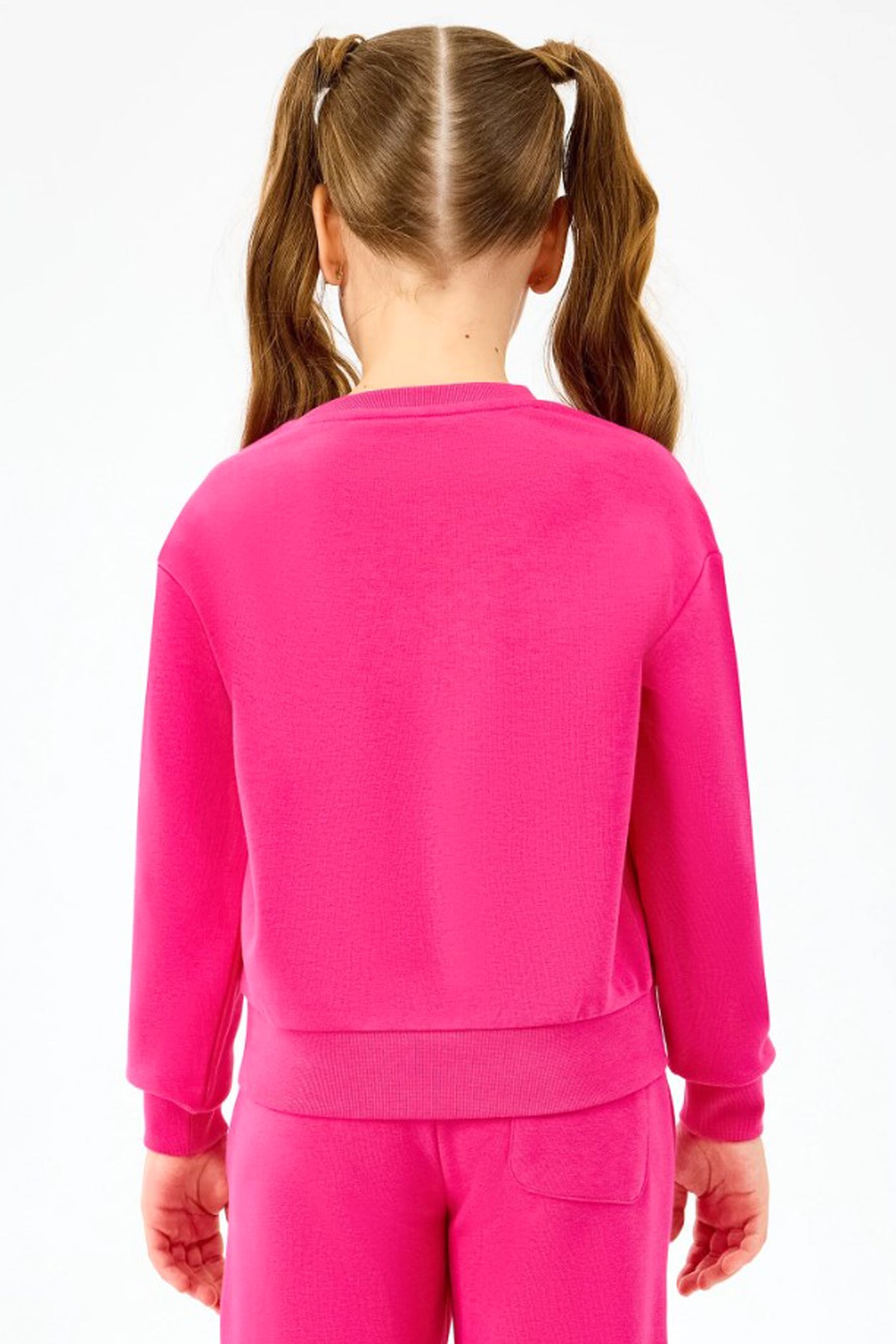 Skechers Fleece Çocuk Sweatshirt SK2520078-3586 Pembe