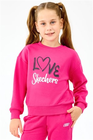 Skechers Fleece Çocuk Sweatshirt SK2520078-3586